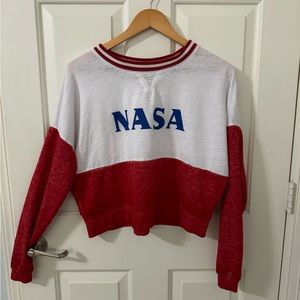 NASA cropped tshirt